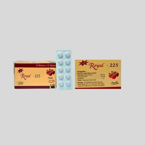 Royale 225mg Apples Carisoprodol 125mg + Tapentadol Hydrochloride100mg